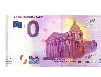 Billet Souvenir « Panthéon »